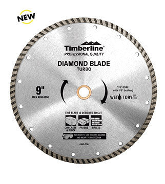 Amana Tool - 640-250 - SINTERED TURBO FLAT 9" DIA