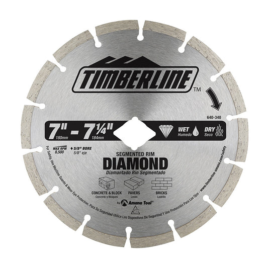 Amana Tool - 640-340 - SEGMENTED DIAMOND BLADE 7" DIA
