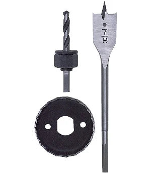 Amana Tool - 650-200 - 3 PC LOCKSET KIT WITH 1" BIT