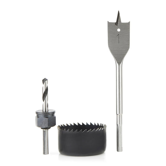Amana Tool - 650-200 - 3 PC LOCKSET KIT WITH 1" BIT