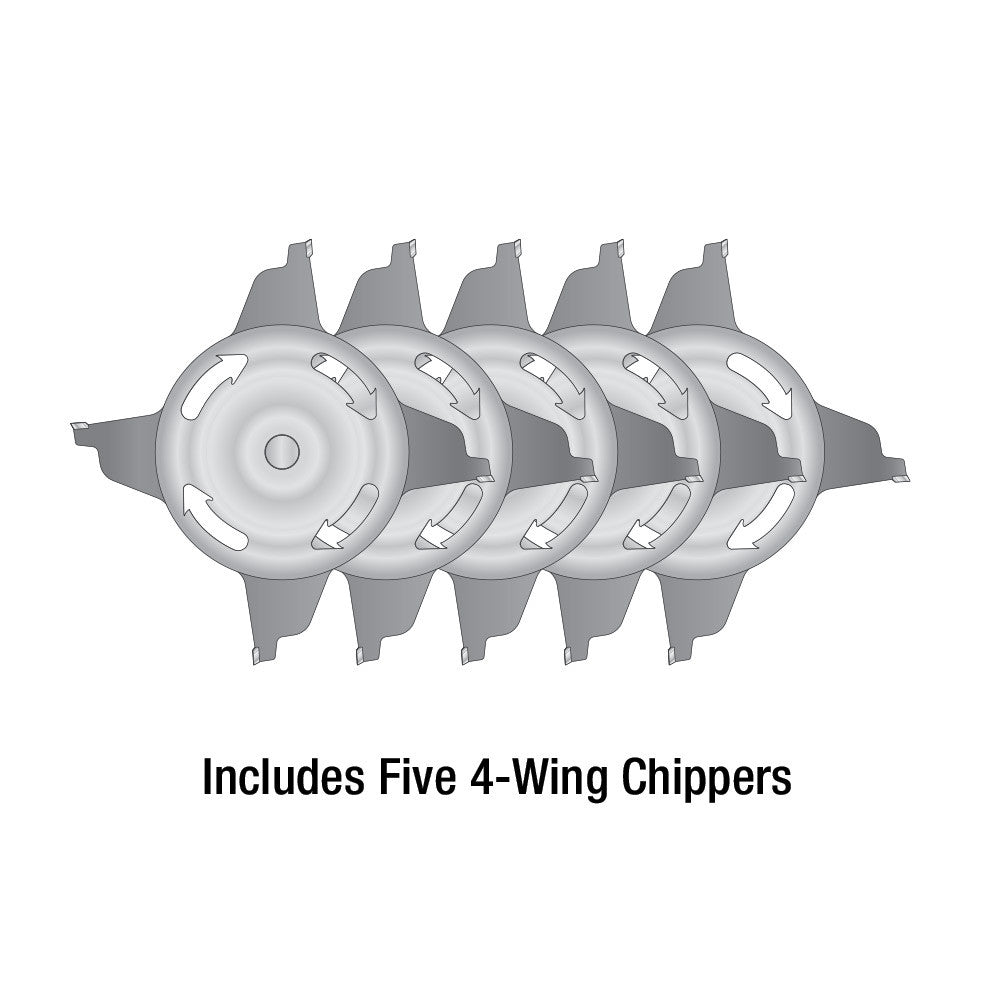 Amana Tool - 658040-1 - SET 3-8" 44 TEETH DADO 1" BORE
