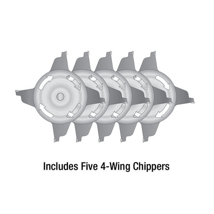 Amana Tool - 658040 - SET 3-8" 44 TEETH DADO SET