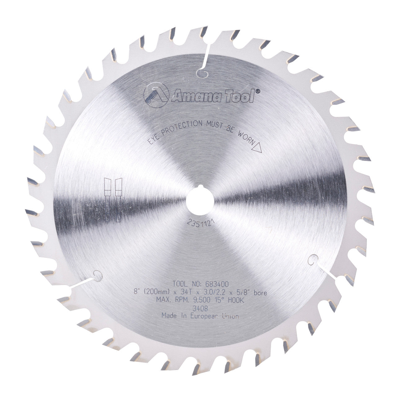 Amana Tool - 683400 - 8"/34T GENERAL PURPOSE A.T.B