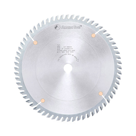 Amana Tool - 686400 - 8"/64T TRIM SAW A.T.B. GRIND