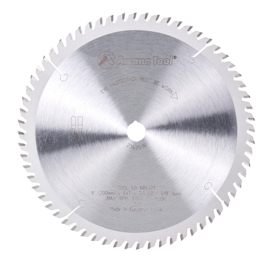 Amana Tool - 686401 - 8"/64T TRIM SAW T.C.G. GRIND