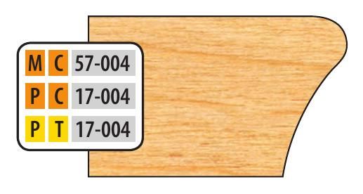 FREEBORN - PT-17-004 - T-ALLOY DOOR EDGE DETAIL Shaper Cutter