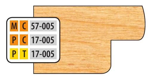 FREEBORN - PT-17-005 - T-ALLOY DOOR EDGE DETAIL Shaper Cutter