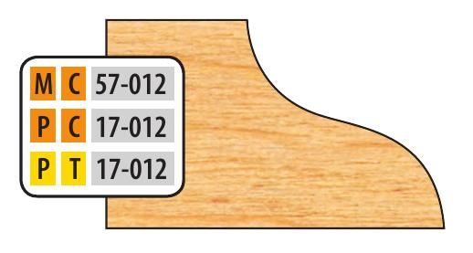 FREEBORN - PT-17-012 - T-ALLOY DOOR EDGE DETAIL Shaper Cutter