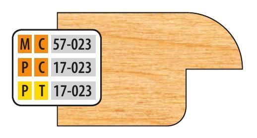 FREEBORN - MC-57-023 - CARBIDE DOOR EDGE DETAIL Shaper Cutter