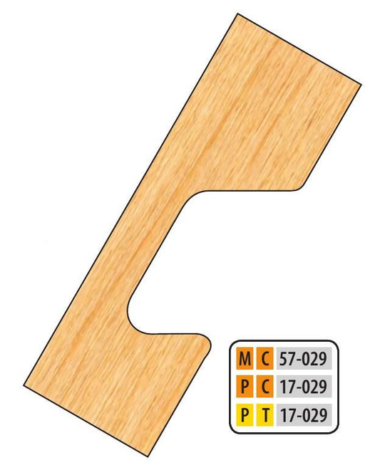 FREEBORN - PT-17-029 - T-ALLOY DOOR EDGE DETAIL Shaper Cutter