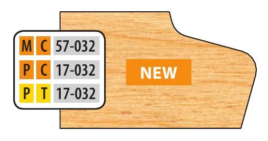 FREEBORN - PT-17-032 - T-ALLOY DOOR EDGE DETAIL Shaper Cutter