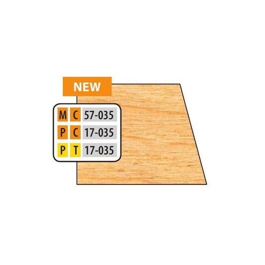 FREEBORN - PT-17-035 - T-ALLOY DOOR EDGE DETAIL BEVEL CUTTER Shaper Cutter