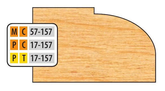FREEBORN - PT-17-157 - T-ALLOY DOOR EDGE DETAIL Shaper Cutter
