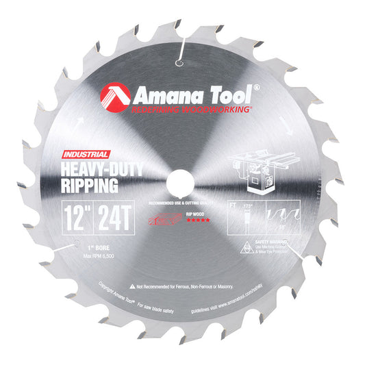 Amana Tool - 712240 - 12"/24T RIPPING STRAIGHT GRIND