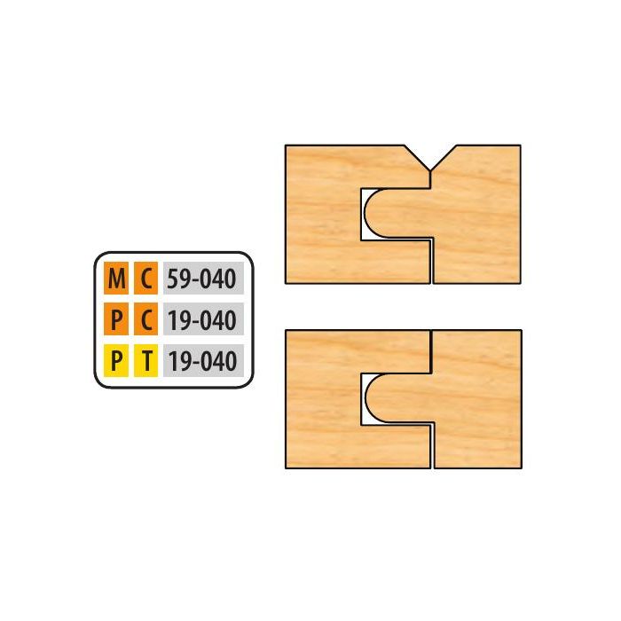 FREEBORN - MC-59-040 - CARBIDE FLOORING SET Shaper Cutter