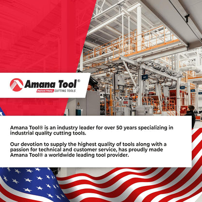 Amana Tool 51474-Z SC Spiral O Single Flute ZrN Coated Aluminum Cutting 1/8 D x 1/4 CH x 1/4 SHK x 2 Inch Long Up-Cut Router Bit withMirror Finish