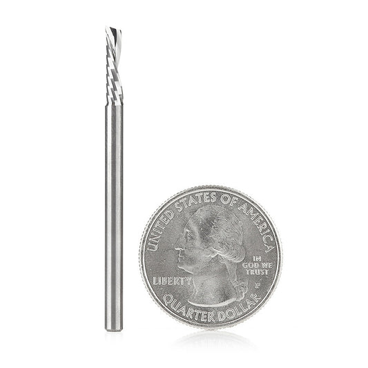 Amana Tool - 51510 - 1/8"Dx1/8"SHK SPIRAL O PLASTIC