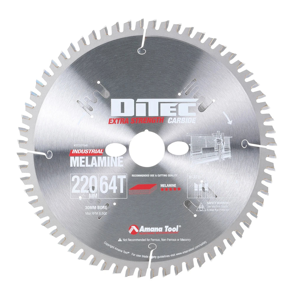 Amana Tool - DT220T640 - 220MM/64 TEETH DITEC TIP H-ATB
