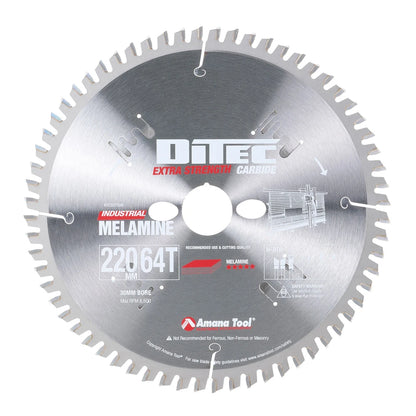 Amana Tool - DT220T640 - 220MM/64 TEETH DITEC TIP H-ATB
