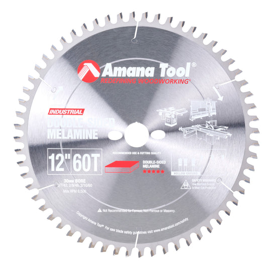 Amana Tool - HG12600-30 - 12"/60T HOLLOW GROUND BLADE