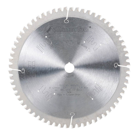 Amana Tool - MB86400 - 8"/64T MELAMINE SAW H-ATB GRND