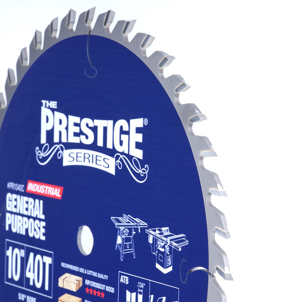 Amana Tool - PR1040C - 10"/40T PRESTIGE SAW HI-ATB