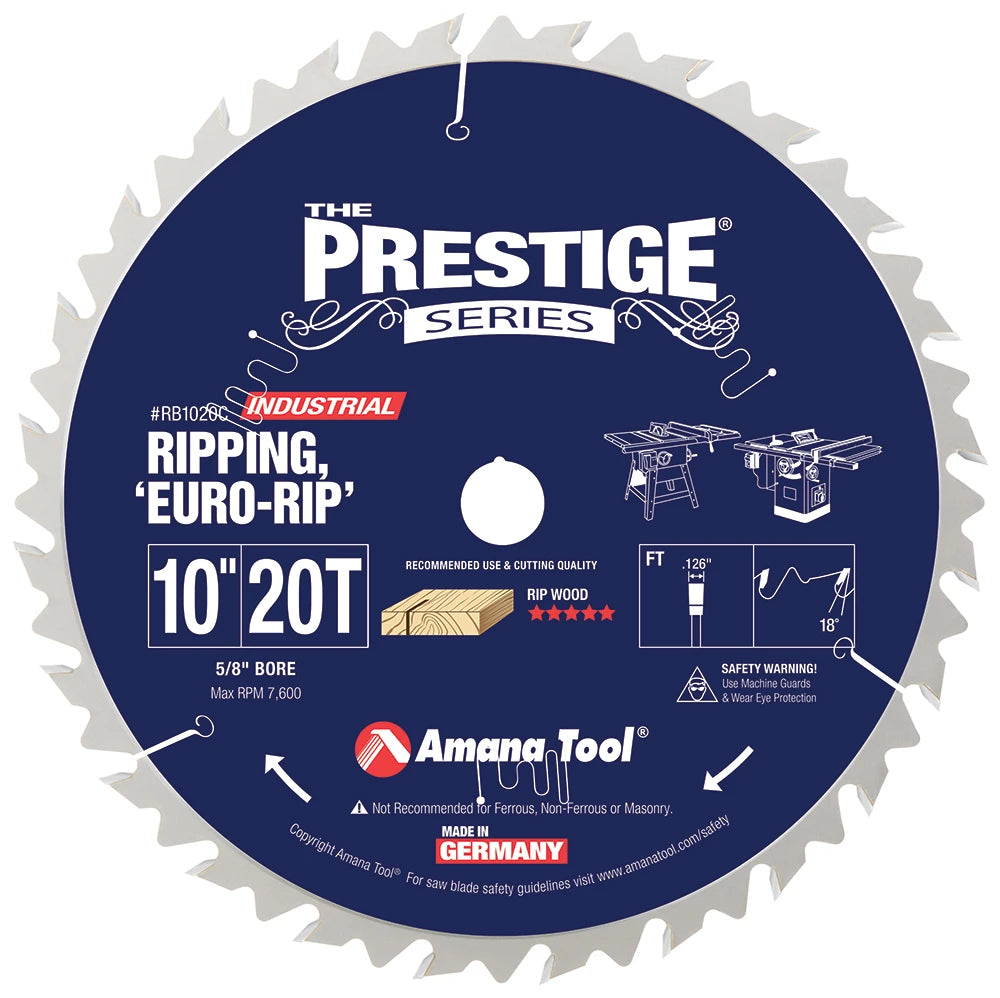 Amana Tool - RB1020C - 10"/20T RIPPING STRAIGHT GRIND