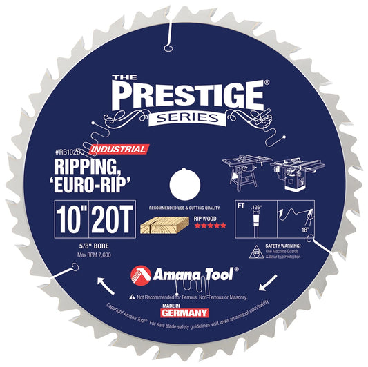 Amana Tool - RB1020C - 10"/20T RIPPING STRAIGHT GRIND