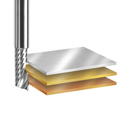 Amana Tool - 51402 - 1/4"Dx1/4"SHK SPIRAL O ALUMINU