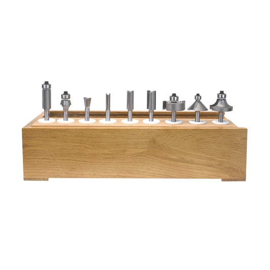 Amana Tool - AMS-111 - 11-PIECE ROUTER SET 1/4 SHANK