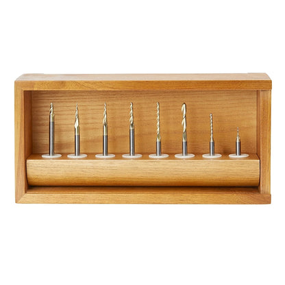 Amana Tool - AMS-136 - 8PC 3D, CARVING CNC ZrN SET