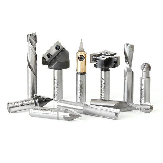 Amana Tool - AMS-138 - 10PC SIGN,& ENGRAVING 1/2 SET