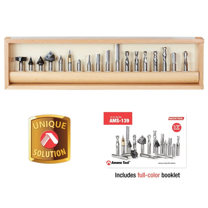 Amana Tool - AMS-139 - 18PC ADVANCED GENERAL PURPOSE