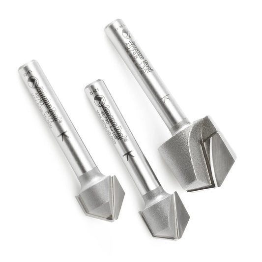 Amana Tool - AMS-140 - 3PCS ACM V 90 108 135 DEG. SET