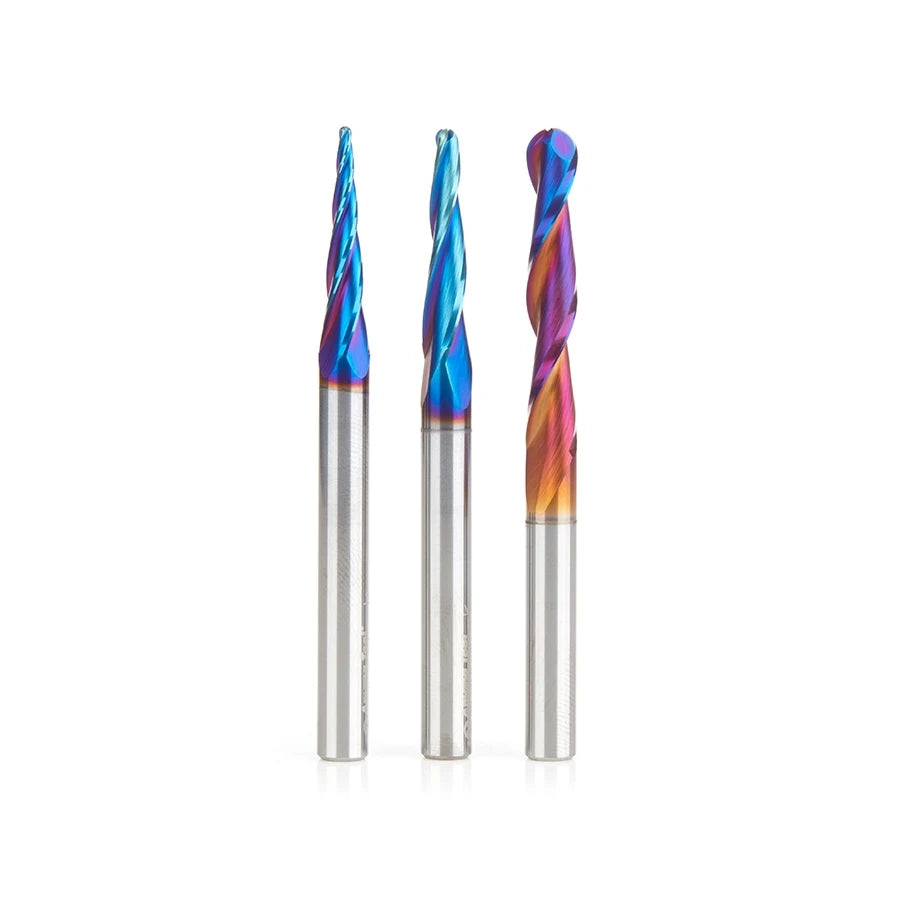 Amana Tool - AMS-146-K - 3PC 3D SC CARVING BALLNOSE SPK