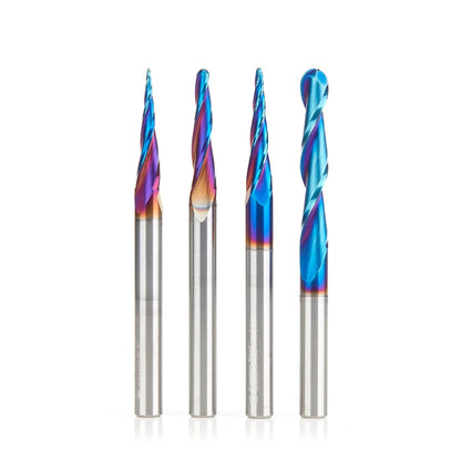 Amana Tool - AMS-148-K - 4PC 3D SC CARVING BALLNOSE SPK