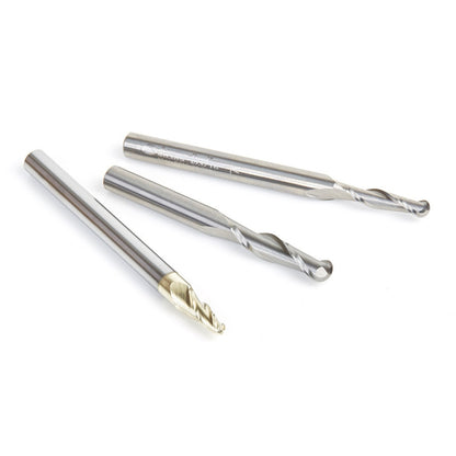 Amana Tool - AMS-149 - 3PC BALL NOSE ROUTER BIT PACK