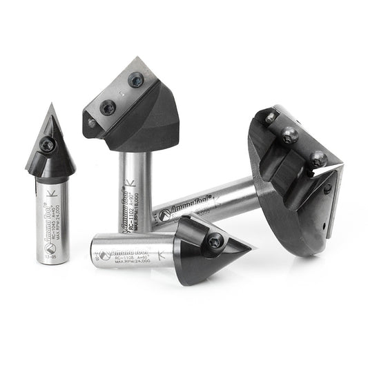 Amana Tool - AMS-150 - 4PC CNC 3D SIGNMAKING SET 1/2"