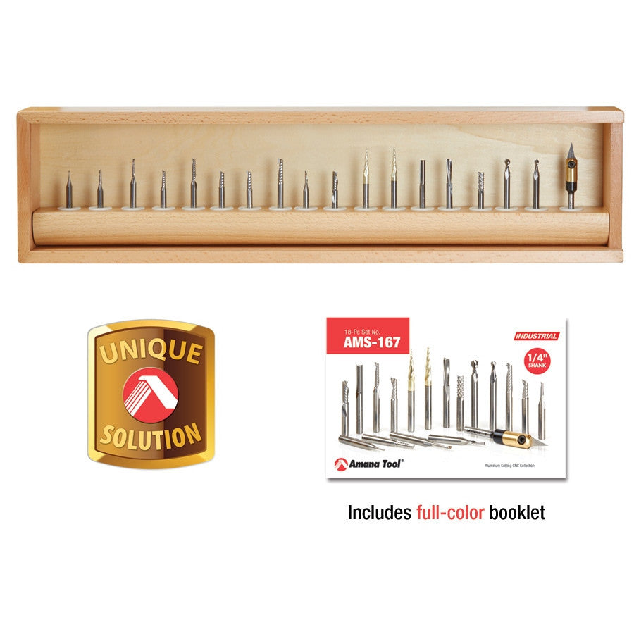 Amana Tool - AMS-167 - 18PC SC COLLECTION X PLASTIC