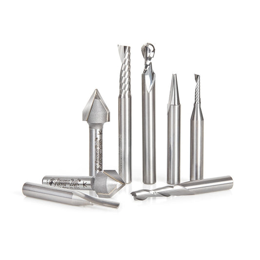 Amana Tool - AMS-168 - 8 PC GENERAL PURPOSE 1/4 SET