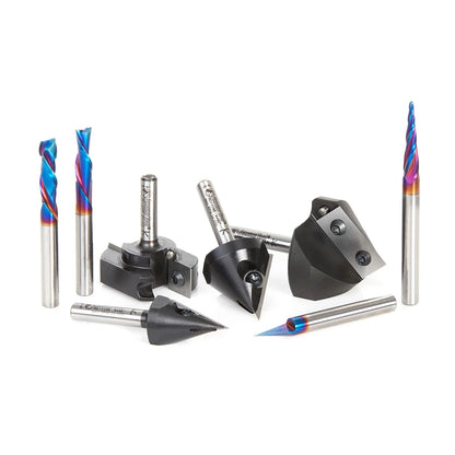 Amana Tool - AMS-179 - 8PC CNC ADVANCE SET