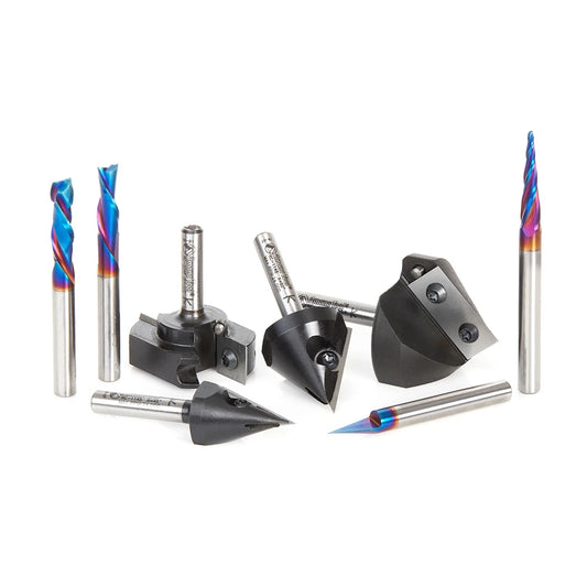Amana Tool - AMS-179 - 8PC CNC ADVANCE SET