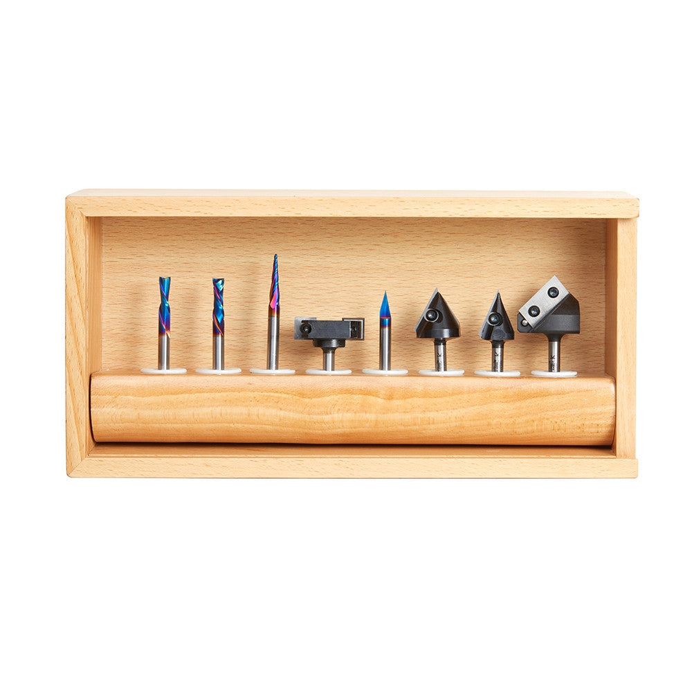 Amana Tool - AMS-179 - 8PC CNC ADVANCE SET