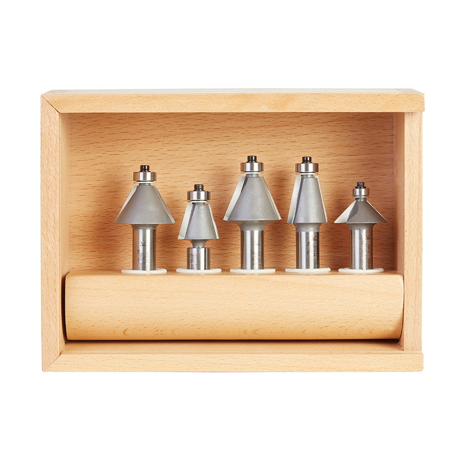 Amana Tool - AMS-184 - 5PC CHAMFER COLLECTION SET