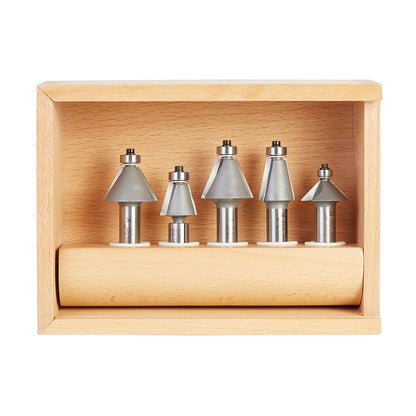 Amana Tool - AMS-184 - 5PC CHAMFER COLLECTION SET