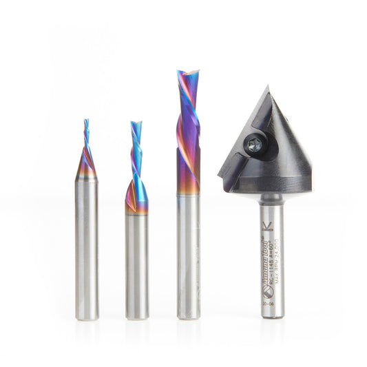Amana Tool - AMS-207 - MATT'S 4PC CNC STARTER PACK