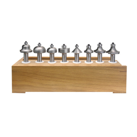 Amana Tool - AMS-208 - 8-PIECE FORM BIT SET 1/2 SHANK
