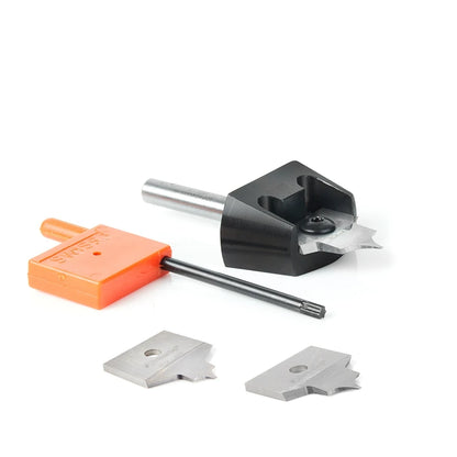 Amana Tool - AMS-214 - 4 PC ROUNDOVER POINT SET 1/4"S