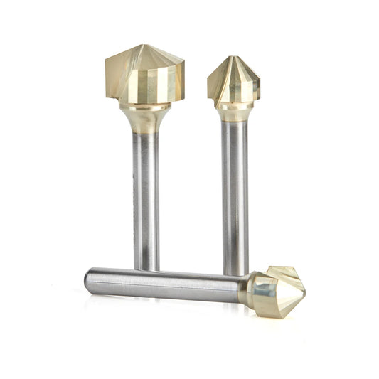 Amana Tool - AMS-218 - 3PCS ACM V 90 108 135 DEG. SET