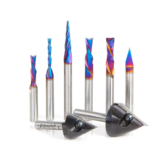 Amana Tool - AMS-230 - JOOS CNC 8 PCS ADVANCE SET